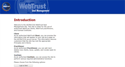 Desktop Screenshot of cert.webtrust.org